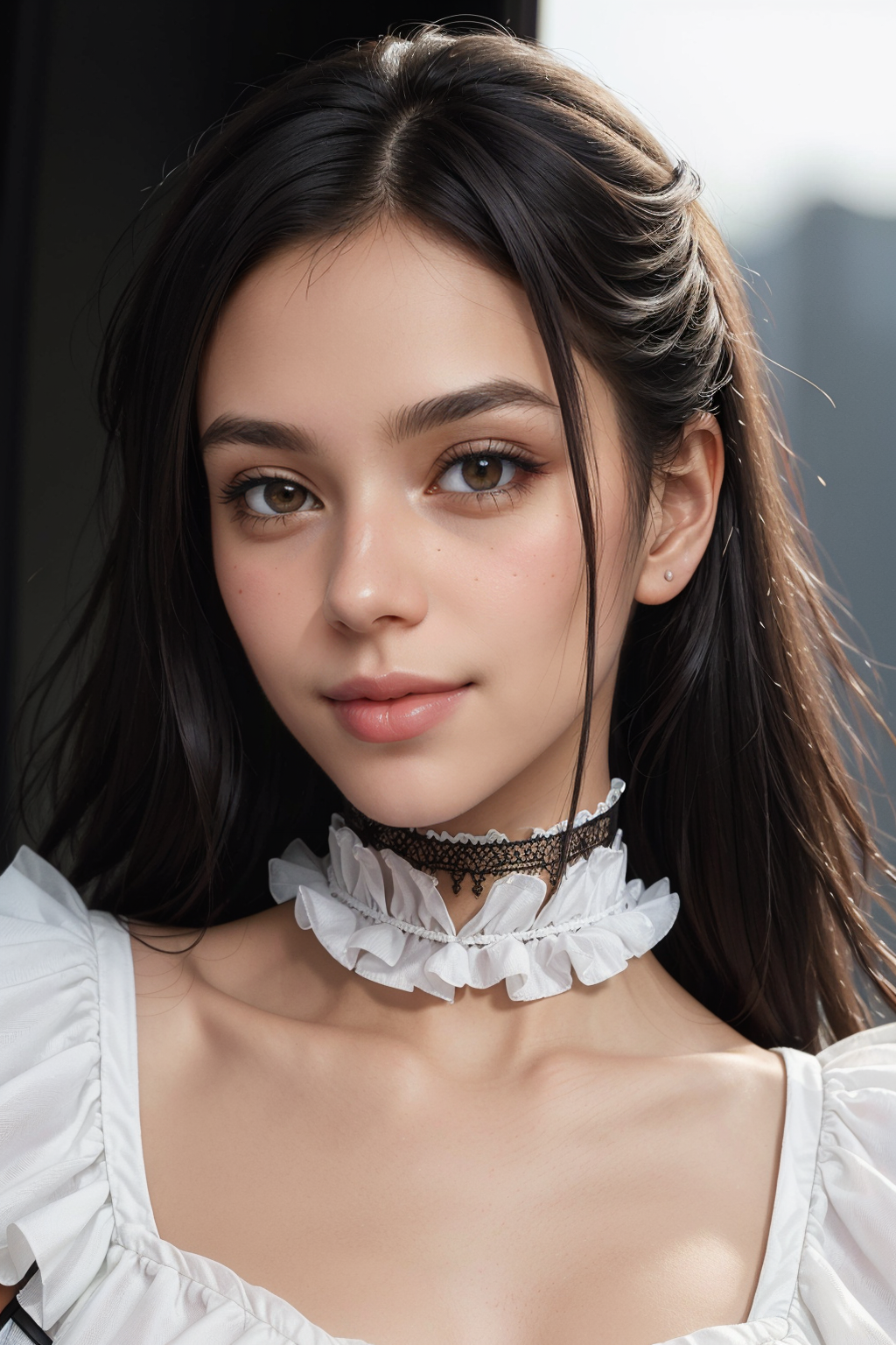 16797-1037077361-((Masterpiece, best quality, edgQuality)),,smile_edgChoker, 1girl, solo, close-up, wearing white edgChoker with frills  _lora_ed.png